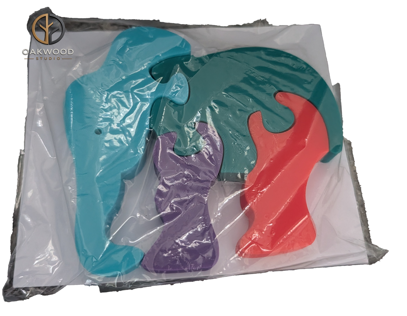 Elephant-shaped jigsaw puzzle