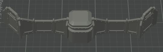 W40k 11th Edition wall bunker wall (blank)