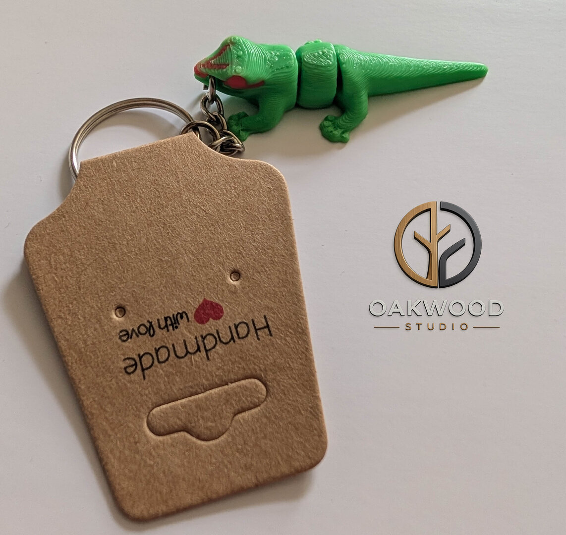 Day Gecko Keyring
