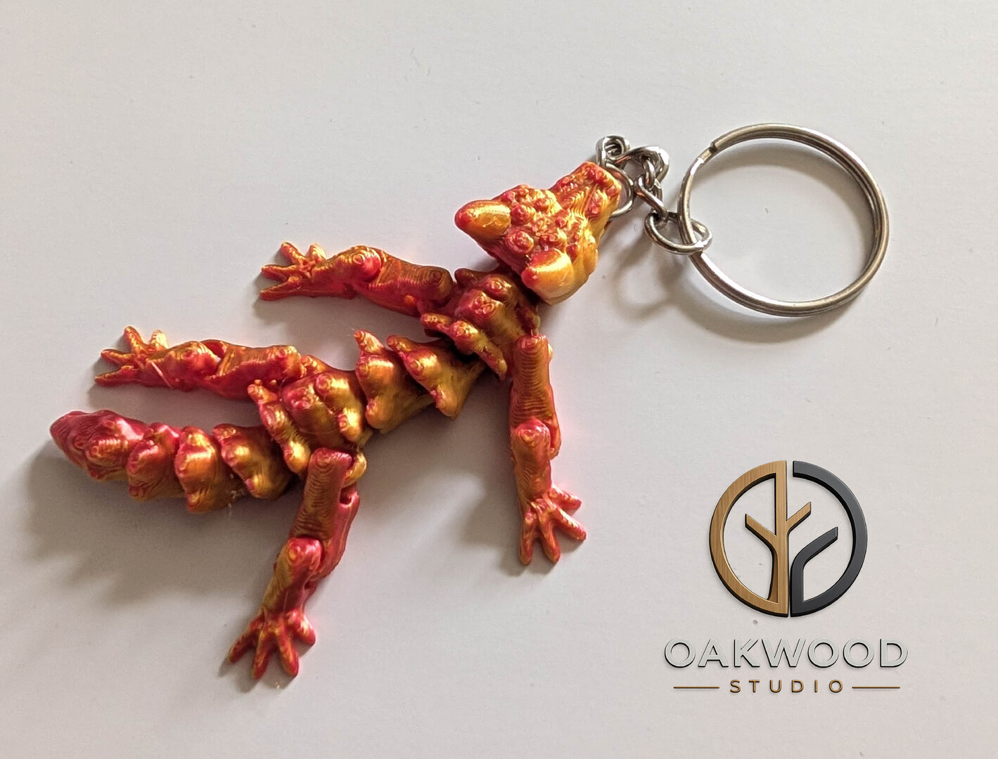 Dragon keyring (Red/Yellow)