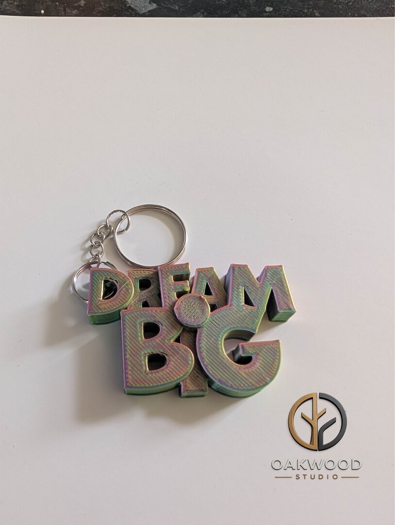 Dream Big Keyring (Tri-colour)