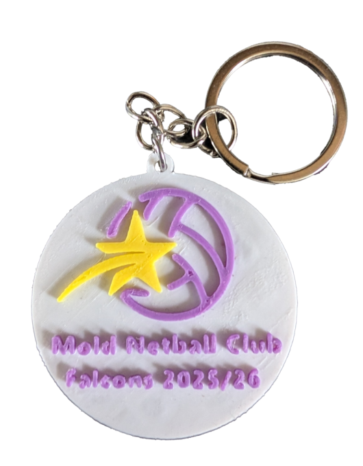 Mold netball club keyring