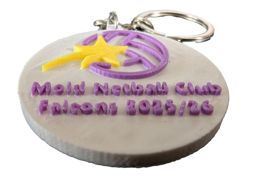 Mold netball club keyring
